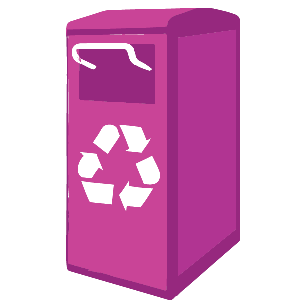 CAIP STRATEGY 5.0 LOGO: outdoor recycling bin