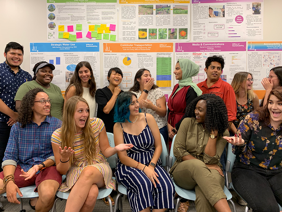 students of the Sustainability Internship Program